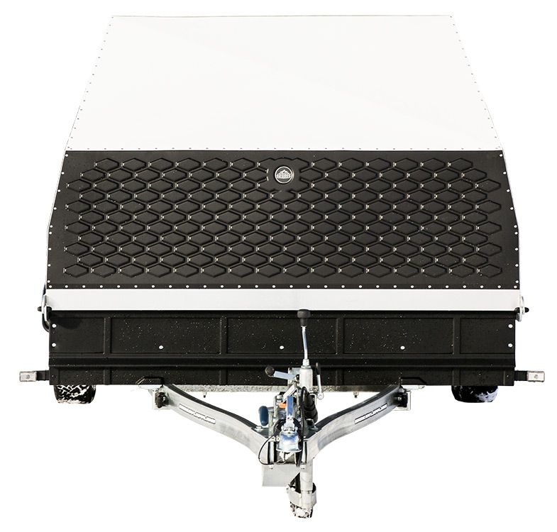 Dragbalkar framifrån på 4P Trailers släpvagnar