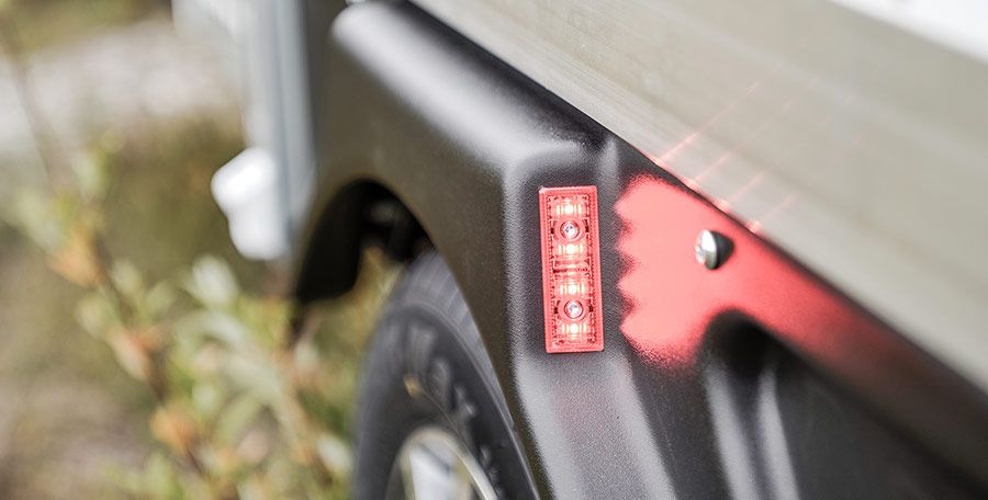 4P Trailers inline LED breddmarkering