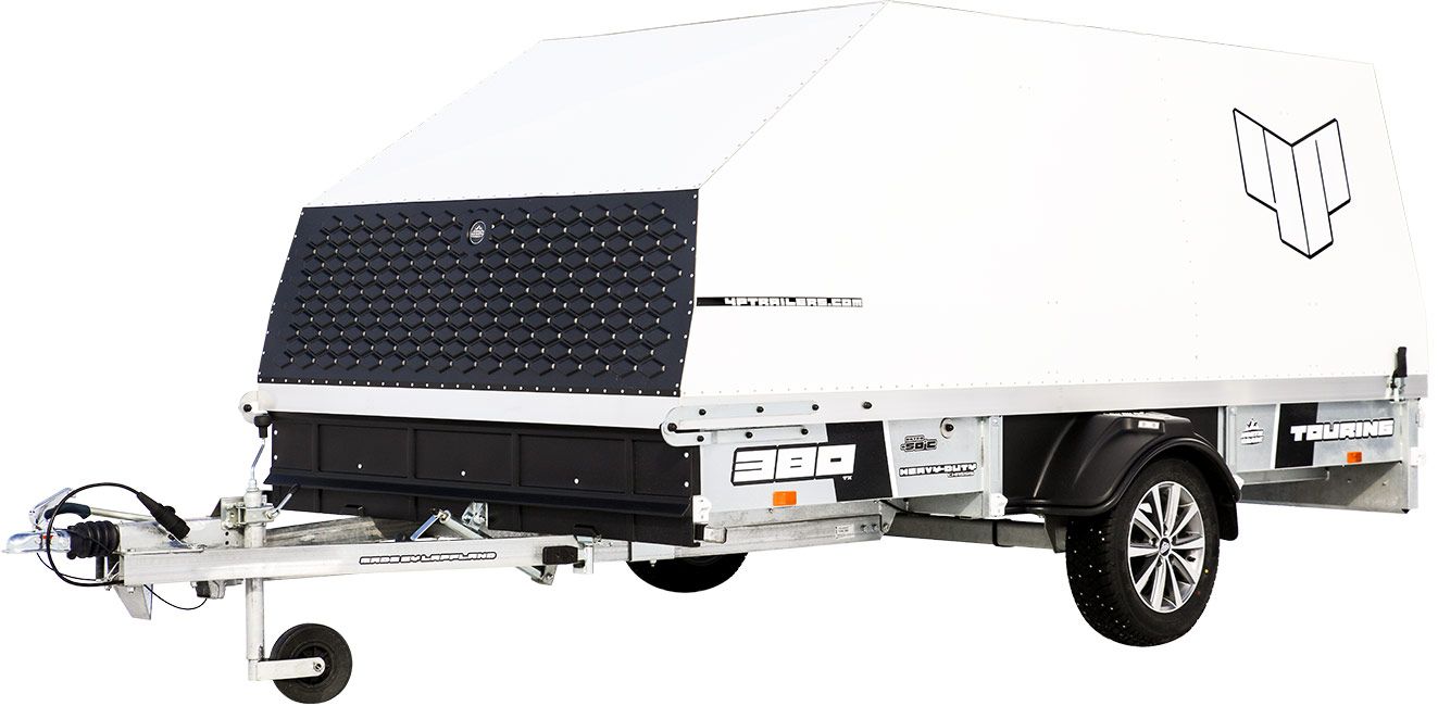 Outline placering av hjulen på en 4P touring